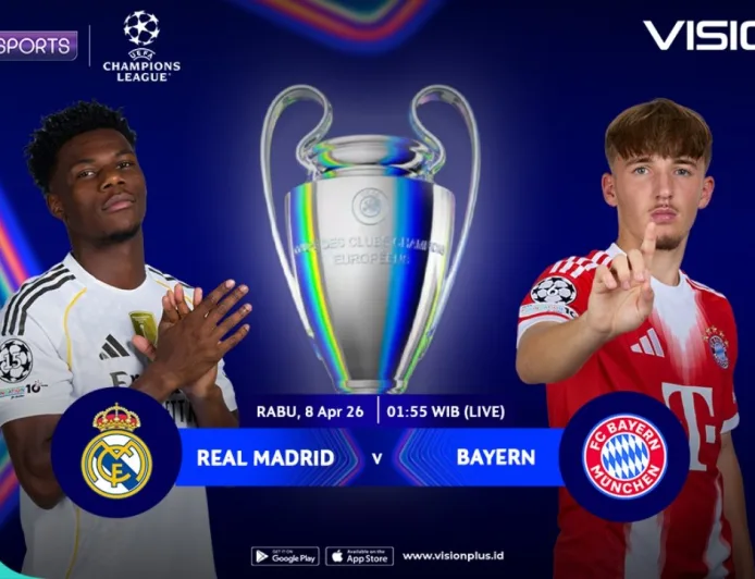 Link Live Streaming Real Madrid vs Bayern Munich Perempatfinal Liga Champions 2025-2026