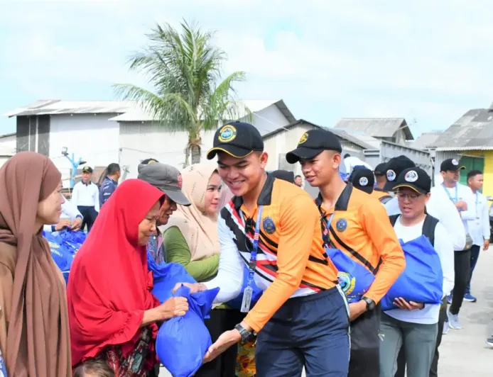 Peserta APCS Kodaeral I Salurkan 150 Paket Sembako dalam Bhakti Sosial di Sumut