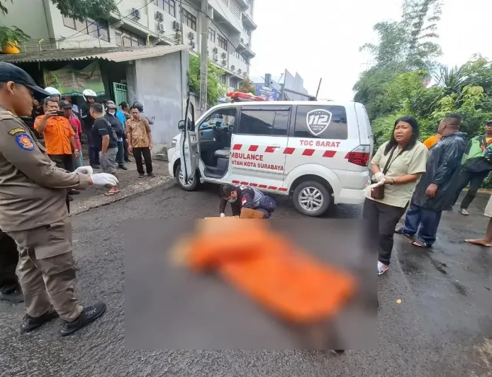 Kecelakaan di Dukuh Kupang Barat Surabaya, Pengendara Motor Tewas Seketika
