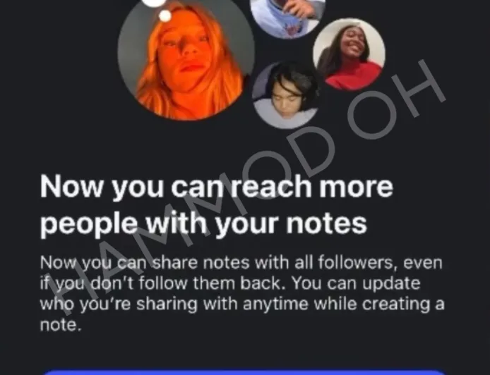 Instagram Uji Fitur Baru Bagikan Catatan ke Semua Pengikut Sekaligus
