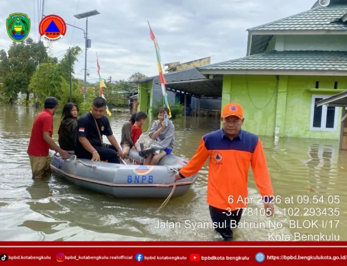 Banjir Kota Bengkulu Surut, BNPB Laporkan 2.855 Rumah Terdampak