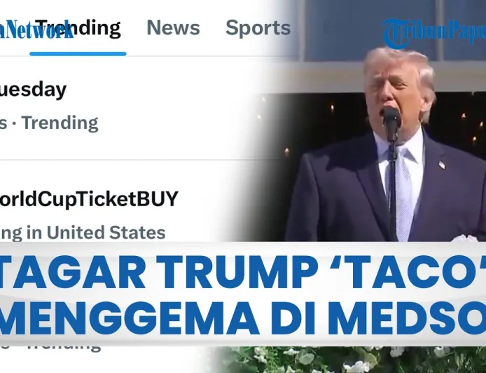 Tagar Trump 'Taco' Viral Usai Ancam Ngebom Iran Berakhir Gencatan Senjata