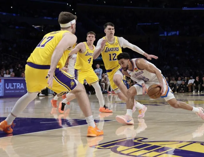Lakers Melorot ke Posisi Empat Setelah Kalah Telak dari Thunder
