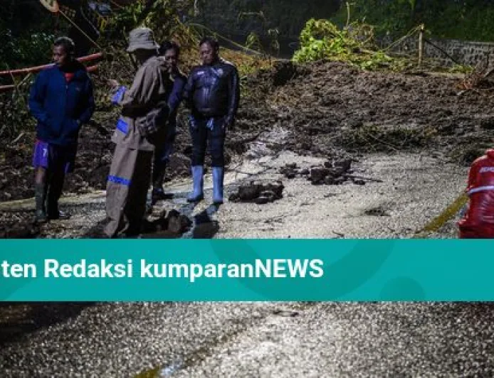 Longsor Cadas Pangeran Lumpuhkan Lalu Lintas, Alat Berat Dikerahkan Segera