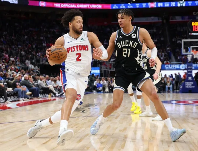 Cade Cunningham Cetak Dobel-Dobel Usai Pulih dari Paru-paru Kolaps