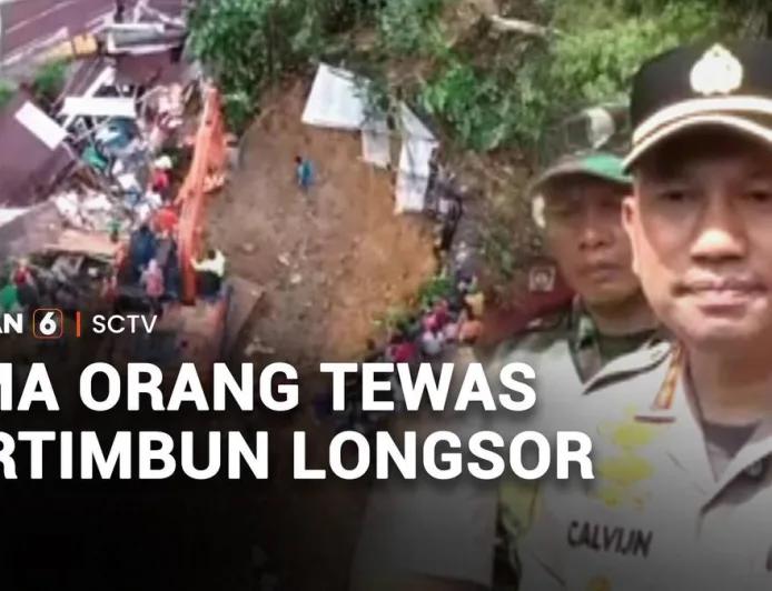 Longsor di Sibolangit Sumut: 5 Orang Tewas dan 9 Rumah Rusak