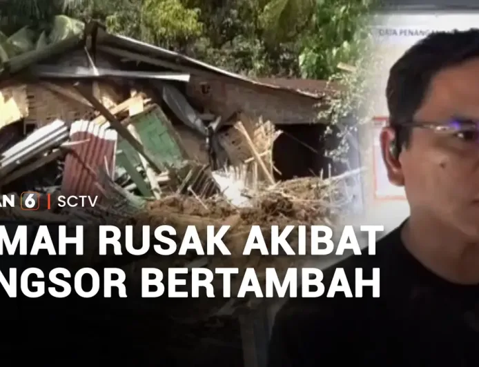 Rumah Rusak Akibat Longsor di Deli Serdang Bertambah, Warga Terancam