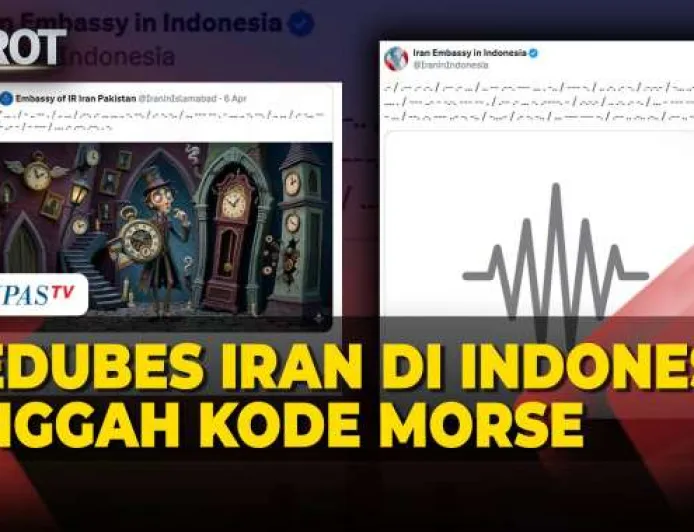 Kedubes Iran di Indonesia Unggah Kode Morse di X, Ini Isi Pesannya