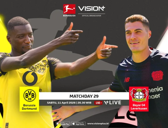 Jadwal Live Streaming Borussia Dortmund vs Bayer Leverkusen Bundesliga 2025-2026