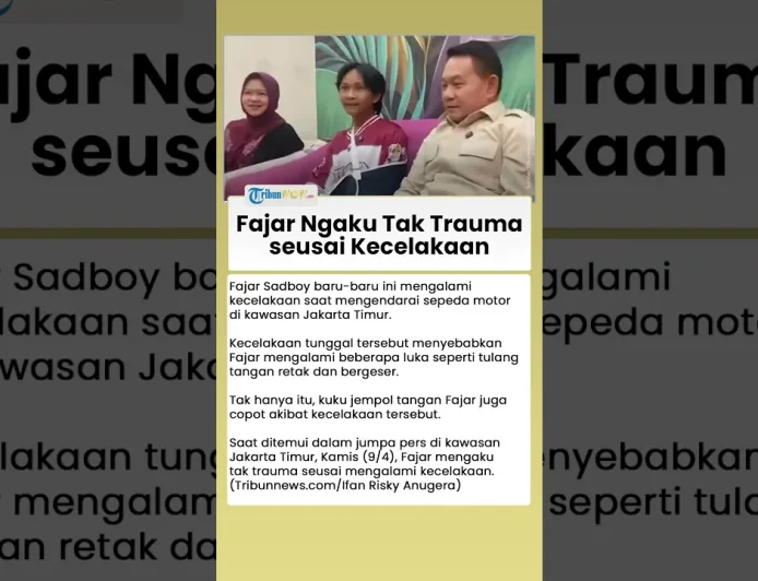 Fajar Sadboy Ungkap Alasan Tak Trauma Meski Alami Kecelakaan hingga Tulang Geser