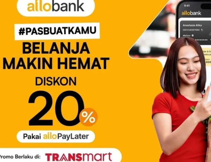 Allo Paylater Berikan Diskon 20% di Transmart, Belanja Jadi Lebih Hemat