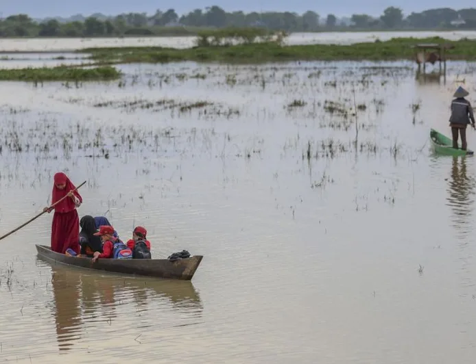Banjir di Banggai Sulteng Kerap Terjadi Saat Hujan Deras, Rumah Warga Terendam