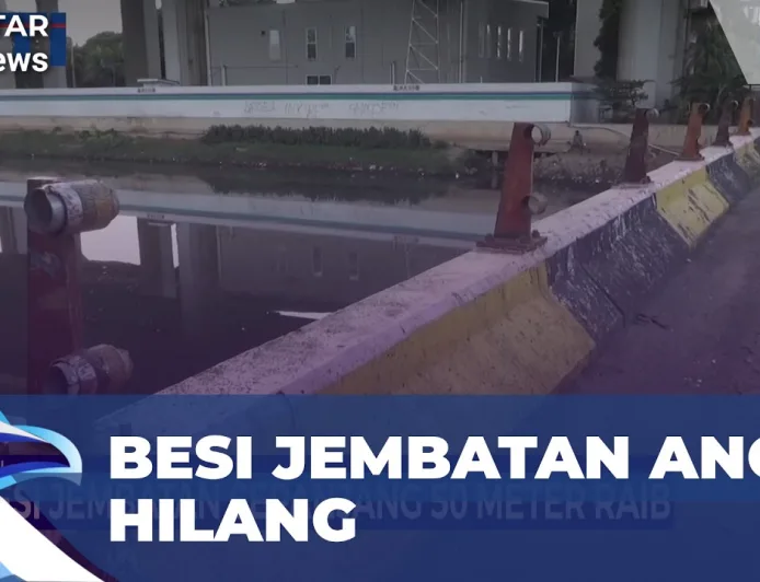 Pembatas Jembatan Ancol Dicuri Komplotan Rayap Besi, Bahaya Mengintai