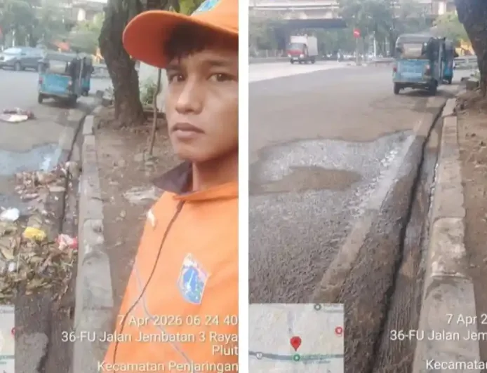 Aksi Nyata Muklisin PPSU Penjaringan Viral, Rela Berjaga Zona Sampah Sejak Subuh