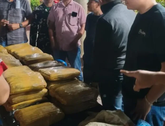 Kurir Narkoba Buang 33 Ball Ganja di Madina Saat Panik Dikejar Polisi