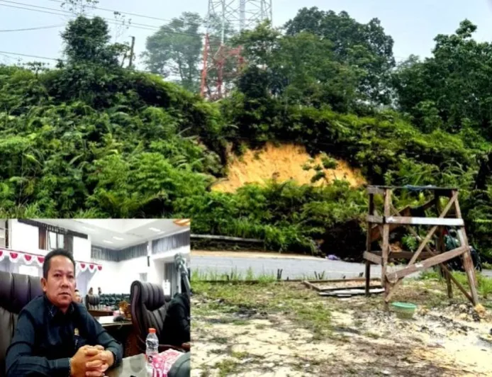 Tower Telkomsel di Sikui Terancam Longsor, DPRD Barut Minta Penanganan Cepat