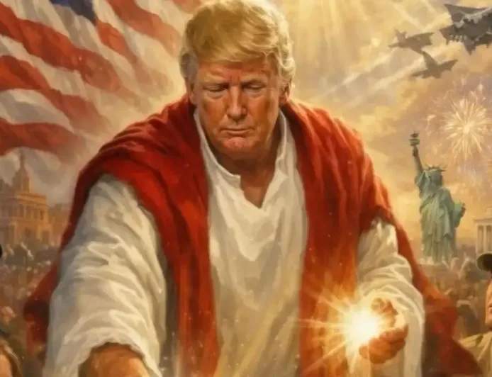 Donald Trump Serang Paus dan Unggah Gambar AI Diri Sebagai Yesus