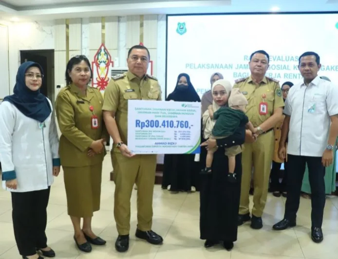 Peserta Jaminan Sosial Pekerja Rentan di Kapuas Turun Drastis pada 2026