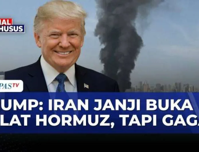 Trump Klaim Iran Ingkar Janji Buka Selat Hormuz, Picu Ketegangan Baru