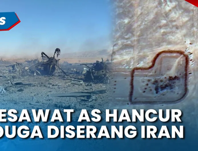 Pesawat Militer AS di Isfahan Hancur Diduga Akibat Serangan Iran, Bukan Kecelakaan