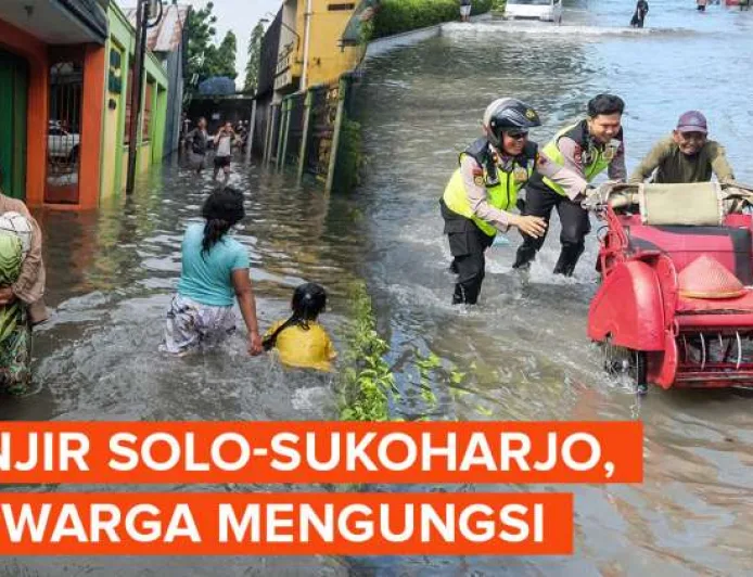 Banjir Solo-Sukoharjo 2026: 109 Warga Mengungsi, 715 KK Terdampak Berat