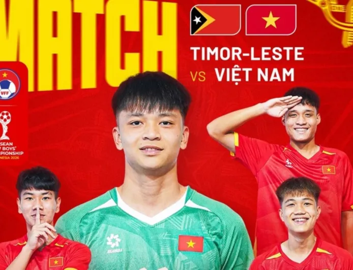 Hasil Timnas Vietnam U-17 vs Timor Leste 10-0 di Piala AFF U-17 2026