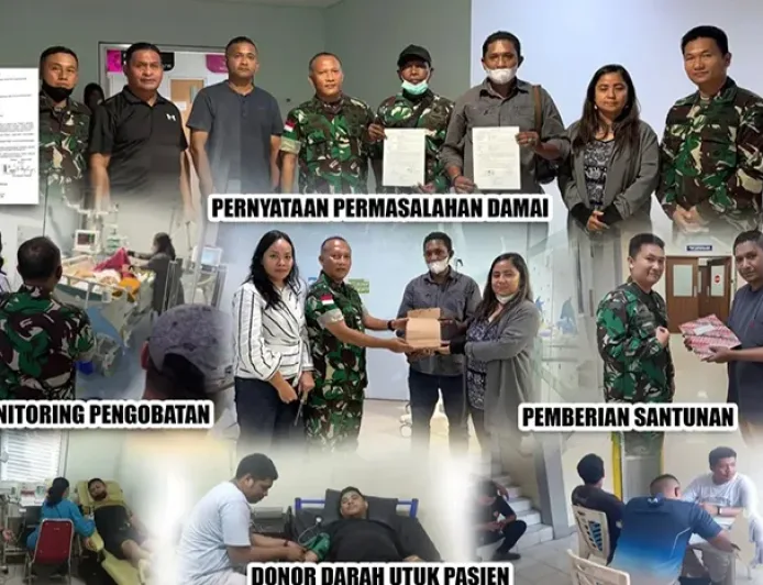 Prajurit TNI AD Sumbang Puluhan Kantong Darah untuk Korban Kecelakaan Truk di Ambon