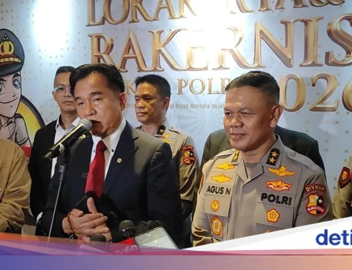 Menko Yusril Bahas Peran Strategis Polri dalam Pembangunan Negara Hukum