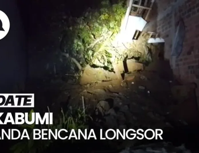 Longsor di Sukabumi Tewaskan Satu Wanita, Hujan Deras Jadi Pemicu
