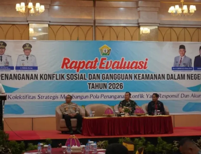 Kemenkum Sulawesi Tenggara Hadiri Rapat Evaluasi Penanganan Konflik Sosial 2026