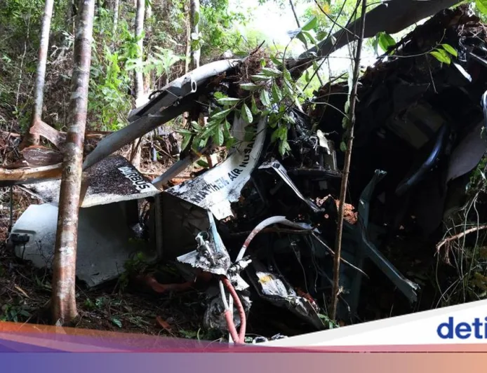 Helikopter PK-CFX Jatuh di Kalbar, Seluruh Penumpang dan Awak Tewas