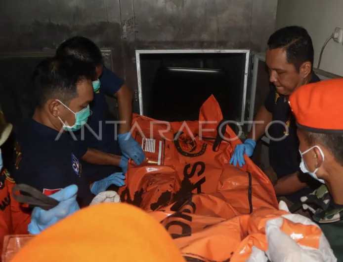 Evakuasi Jenazah Korban Kecelakaan Helikopter di Kalimantan Barat