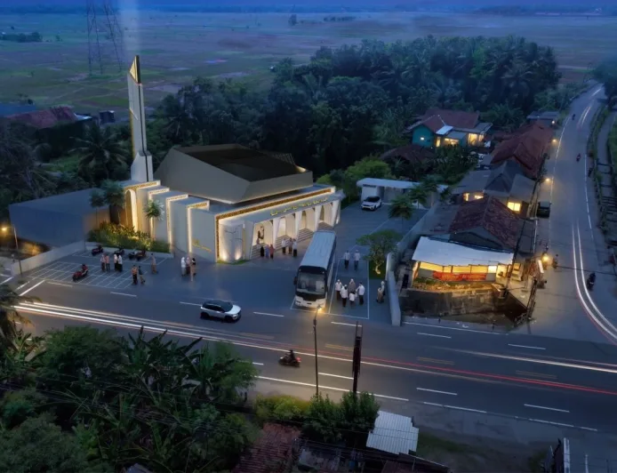 Masjid Hj Anis Syarifah di Lokasi Kecelakaan Istri Bos HS Jadi Amal Jariyah