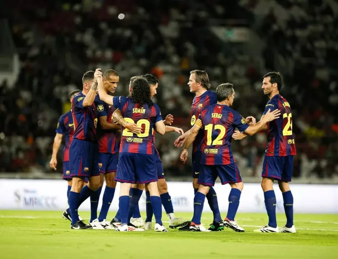 Hasil Clash of Legends 2026: Barcelona Legends Menang Telak 3-0 atas DRX World Legends