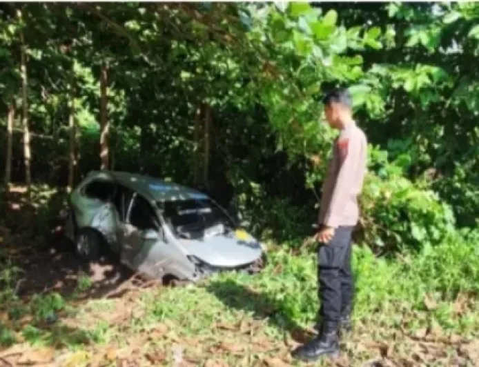 Kecelakaan Tunggal di Pesisir Kolongan Minahasa: Satu Orang Tewas di TKP