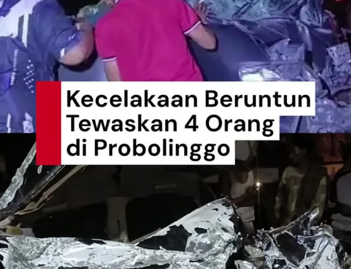 Kecelakaan Beruntun di Probolinggo Libatkan 5 Kendaraan, 4 Tewas