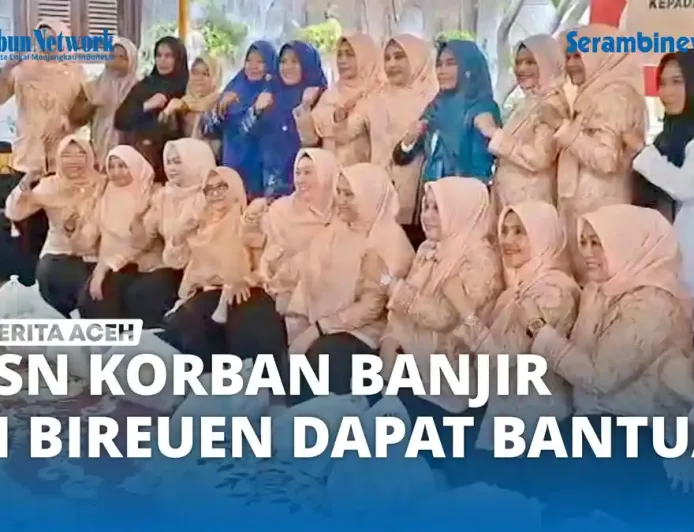 DWP Aceh Salurkan Bantuan Sembako untuk 100 ASN Korban Banjir di Bireuen