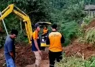 Hujan Deras Sebabkan 11 Titik Longsor di Banyubiru, Jalan Desa Sempat Tertutup