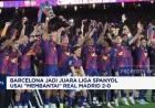 Video: Barcelona Jadi Juara Liga Spanyol Usai "Bantai" Real Madrid 2-0