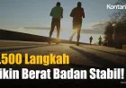 8.500 Langkah per Hari, Cara Simpel Menjaga Berat Badan