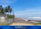 Banjir Rob Rendam 159 Rumah di Aceh Utara, Jalan Antardesa Amblas Parah