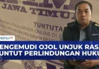 Pengemudi Ojol di Surabaya Desak Pemerintah Segera Terbitkan UU Transportasi Online