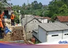 Longsor Tebing Penahan Tanah di Cimande Bogor Akibat Hujan Deras, 2 Rumah Terancam