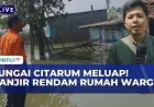Pantauan Banjir Karawang Akibat Luapan Sungai Citarum, 17 Rumah Masih Terendam