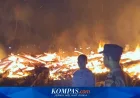 Tumpukan Kayu Sisa Banjir Aceh Utara Terbakar, Belum Padam, Ancam 5 Desa