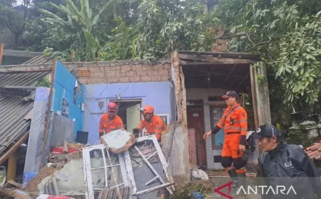 Hujan Deras Picu 12 Bencana di Bogor, Longsor Jadi yang Terbanyak