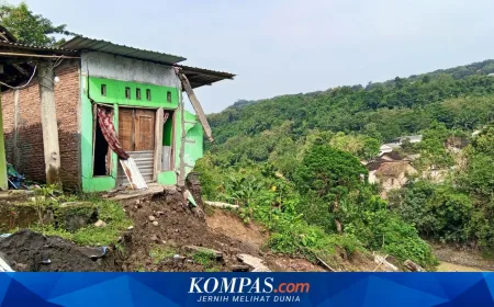 Longsor Gunungpati Semarang Meluas, 3 Rumah Rusak Parah dan 7 Terancam