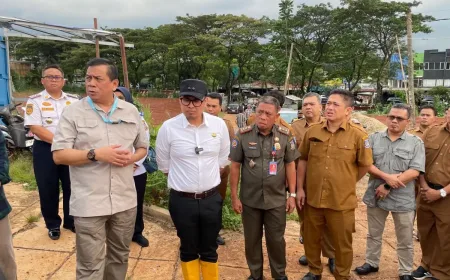 Longsor Proyek Ciater, Wakil Wali Kota Pilar Minta Kontraktor Buat Drainase Mandiri