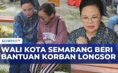 Wali Kota Semarang Tinjau Korban Longsor Gunungpati dan Siapkan Lokasi Pengungsian