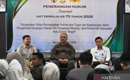 Kejari HST Edukasi Pengelolaan Risiko Hukum Pengadaan Barang dan Jasa Pemerintah